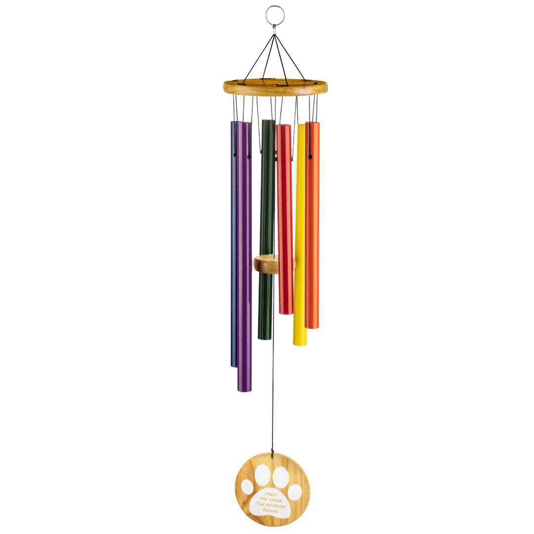 dog memorial wind chimes