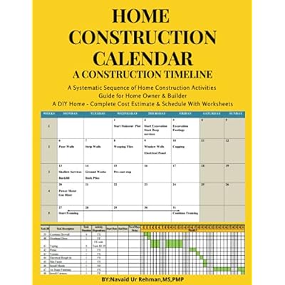 Home Construction Calendar: A Construction Timeline Algeria | Ubuy