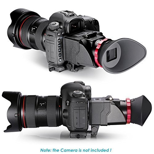 Neewer S6 3X Optical Magnification Foldable Viewfinder for Canon 5DS,7D,7DII,5DII,5D3,D810,D800E,D750,D300S,D600,D610,Nikon D3200,D5300,D5200 and Other 3"/3.2" LCD Screen DSLR Cameras
