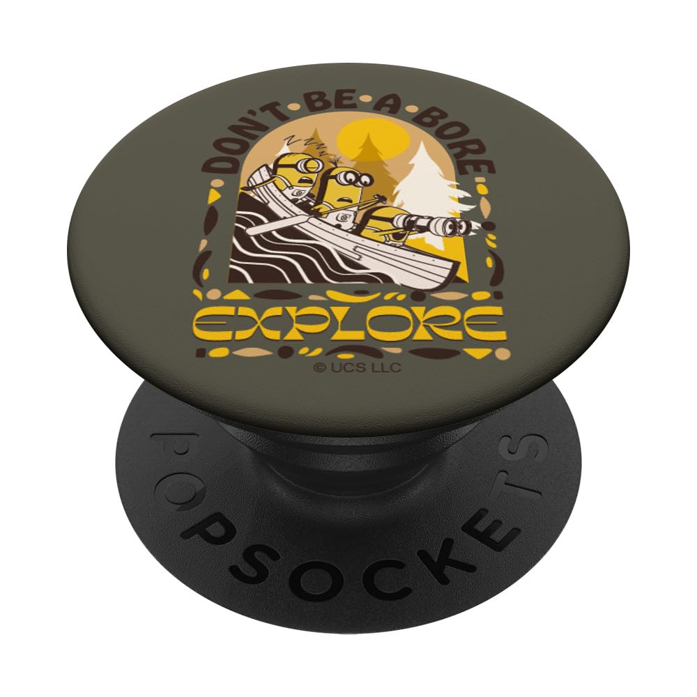 Minions Don’t Be a Bore Explore PopSockets Swappable PopGrip