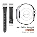 Fitbit Charge 2 Bands - ICHECKEY Genuine Leather Replacement Wristband Bracelet, Large Small Charge 2 Fitness Strap with Metal Connector