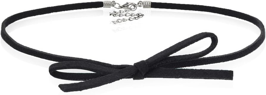 Choker collar Black Necklaces Velvet Leather Delicate Bow Simple Fashion Jewelry For Girls Women