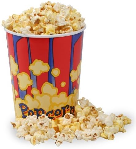 Great Northern Popcorn Movie Theater Popcorn Bucket 32 Ounce (100 oz) by Great Northern Popcorn Company