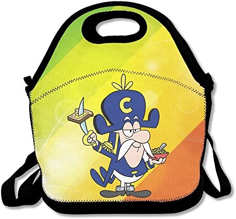Multifunctional Lunch Bag, Cute Cap'n Crunch Lunch Tote Bag/ Backpack With Zipper Closure For Kids & Adults