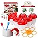Prevent rollover egg cooker holder and Egg Cooker 6pack, Boiled Eggs No shell，hard&Soft Maker, BPA Free，Non Stick Silicone，the holder compatible with most of the same type of products,by ZFITEI.