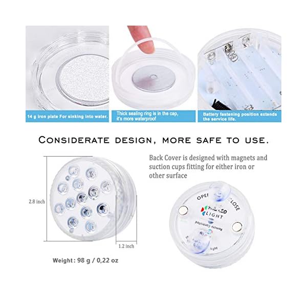 Waterproof-Underwater-Light-ALED-LIGHT-Hot-Tub-Lights-3-Pack-13-LEDs-RGB-Submersible-Pool-Lights-with-SuckersRemote-Control-Bath-Spa-Lights-for-Swimming-Pool-Fish-Tank-Tub-Decoration ALED LIGHT Bath Hot Tub Lights, 13 LEDs RGB Submersible Pool Lights with Suckers/Remote Control Bath Spa Pond Lights for…
