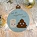 GRAPHICS & MORE Toilet Paper and Poop We Go Together Like Funny Friends Wood Christmas Tree Holiday Ornament