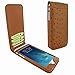 Piel Frama 682 Tan Ostrich Magnetic Leather Case for Apple iPhone 6 / 6S