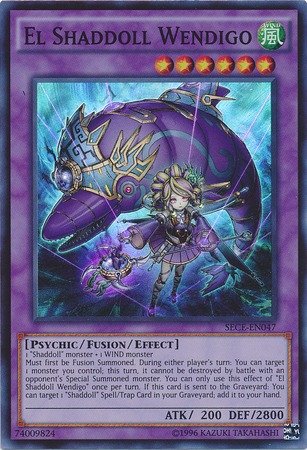 Yu-Gi-Oh! - El Shaddoll Wendigo (SECE-ENS10) - Secrets of Eternity: Super Edition - Limited Edition - Super Rare