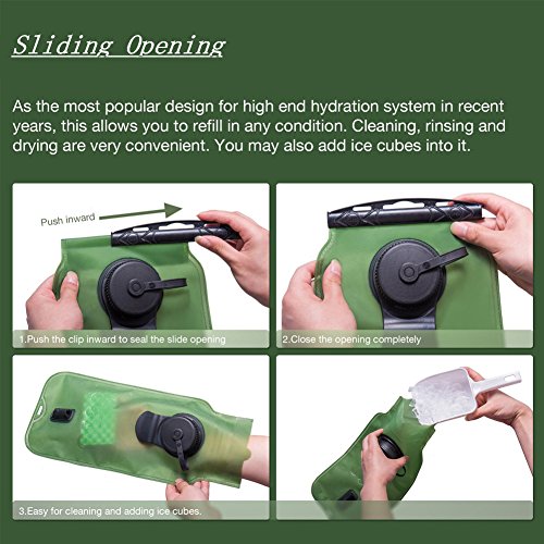 Baen Sendi Hydration Bladder 3 Liter//100 oz Water Bladder for