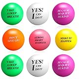 30 Pieces Motivational Stress Balls Colorful Foam