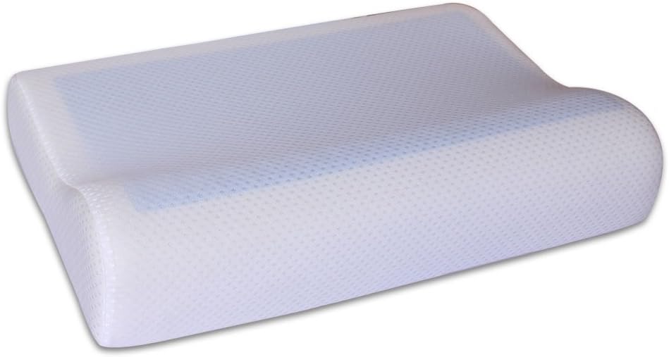 SZsaien Memory Foam Pillow with Cooling Gel- Comfortable Support Bed Pillow Aligns Spine Neck Pain Headache Relief