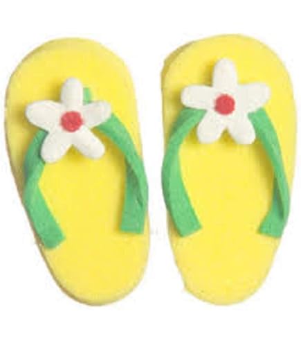 1:12 Scale Miniature Blue Flip Flops For Dollhouse | Pair Of Tiny Beach Sandals | 0.9x0.5x0.4 Inch Doll Accessories - View #8