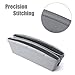 MATCC 2PCS Car Pocket Organizer Seat Catch Caddy Synthetic Leather Gap Filler Car Seat Pocket Storage Side Console Storage -Car Interior Accessories