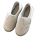 BUYITNOW Women Slippers Nonslip & Breathable House Shoes for Pregnant, Diabetic, Edema Grey