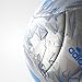 adidas Performance Messi Soccer Ball, Silver Metallic Grey/Shock Blue/Vista Grey, Size 4