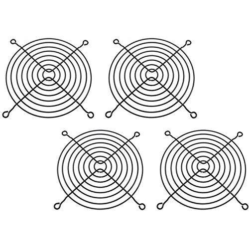 XSPC 120mm Wire Fan Grill, Black, 4-Pack