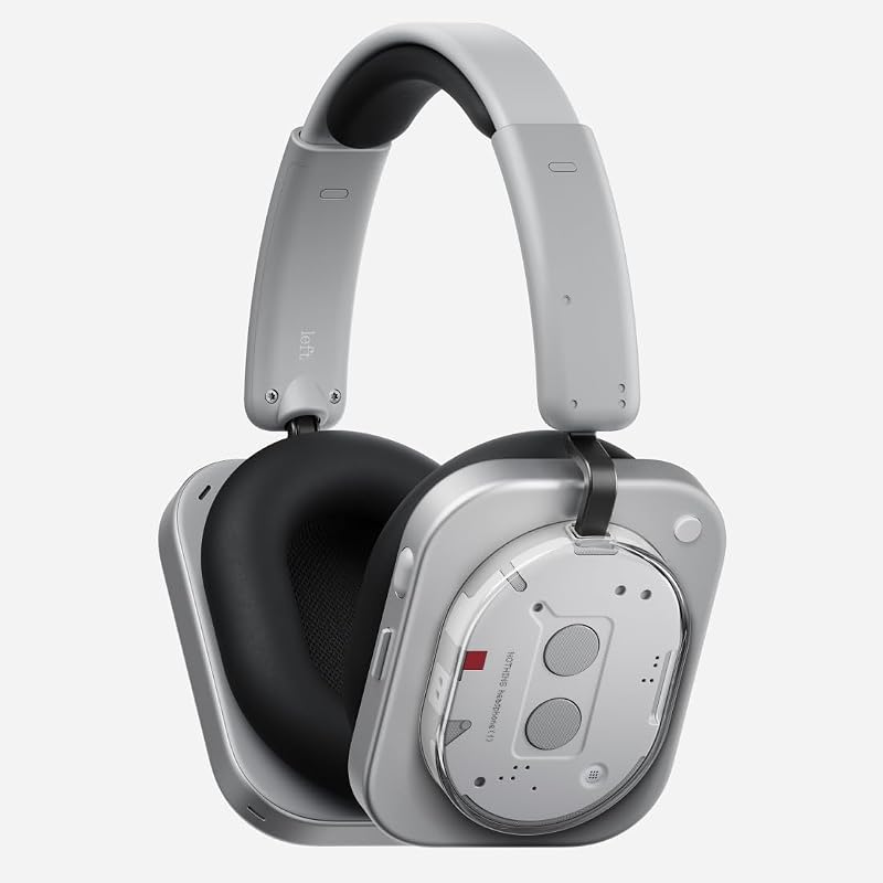 Headphone (1) Kabellose Over-Ear Kopfhörer mit ANC, bis zu 80h Akkulaufzeit, Hi-Res, Raumklang, wasserfest – Weiß