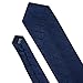 Barry.Wang Plaid Ties Check Mens Necktie Set with Handkerchief Cufflinks Classic Stripe Blue Navy Solid