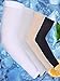 8 Pairs Unisex Ice Silk Arm Sleeve Sun Protection Cooling Sleeves for Men Women Tattoo Cover Up Riding Outdoor (Black, White, Grey, Skin Color, Adult Size)