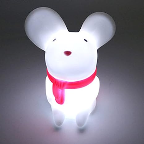 Amazon Co Jp リトルマウステーブルランプベッドサイドランプライト灯の動物の夜ライト家の装飾デスクライト ミニかわいい小さくて便利な寝室調査室誕生日プレゼント ホーム キッチン