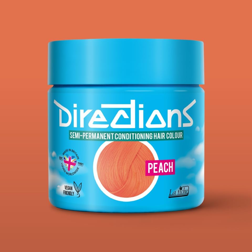 La Riche Directions Peach Semi-Permanent Hair Colour 100ml Tub