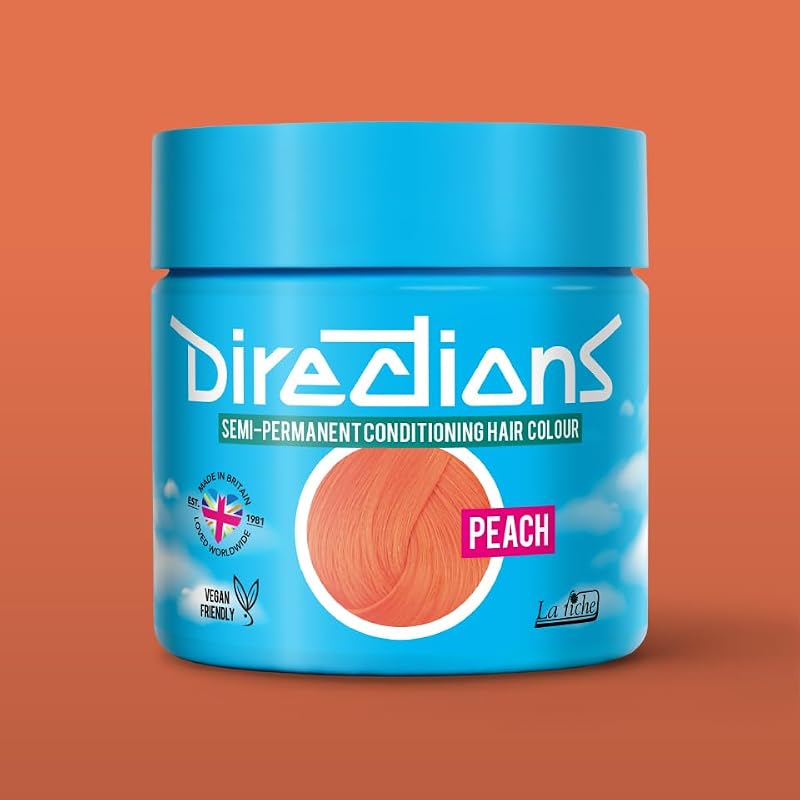 La Riche Directions Peach Semi-Permanent Hair Colour 100ml Tub
