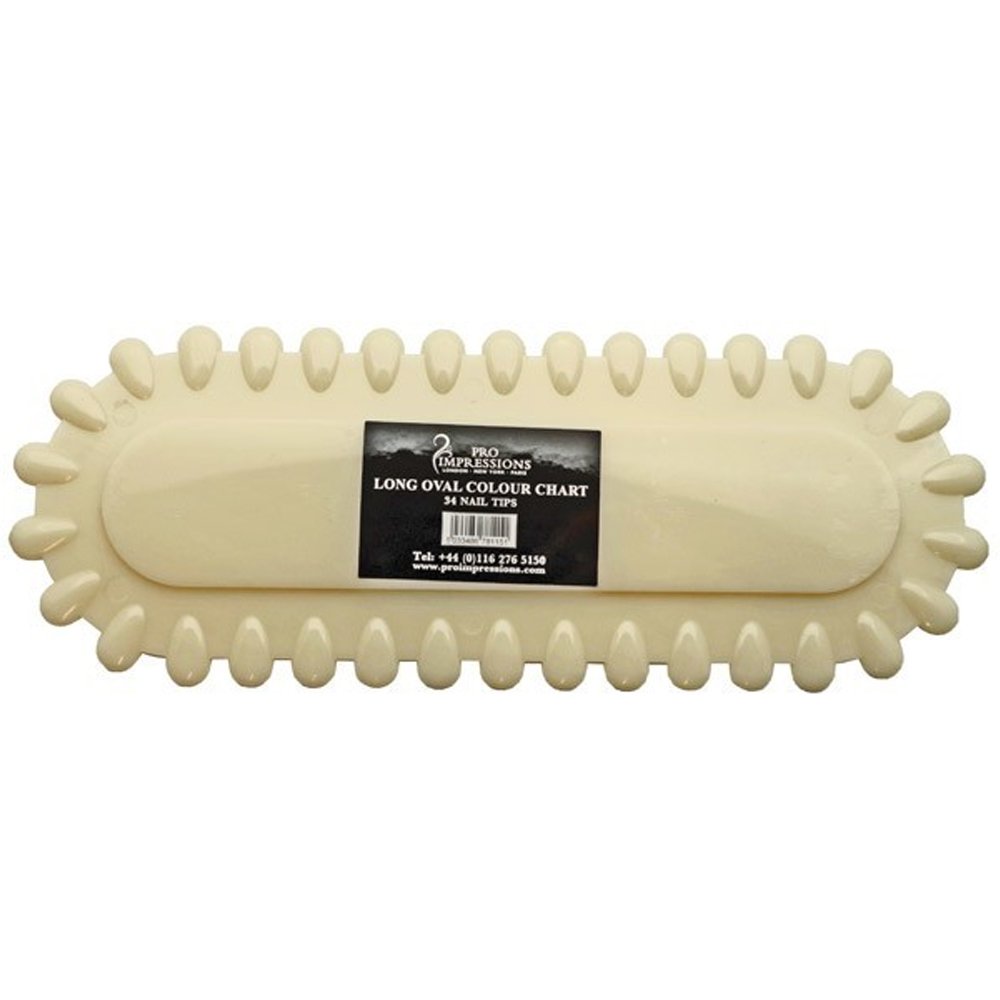 Proimpressions Long Oval Colour Chart (Natural)