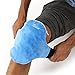 Knee Wrap - Gel Beads Hot & Cold Therapy Compress Pack + Fabric Cover - Reusable gel beads provides both ice or heat pain relief and rehab treatments. Great for sports injuries, arthritis pain + more