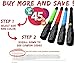 Physix Gear Roller Stick - Muscle Roller Massage Stick for Legs, The Stick Massage Roller for Deep Tissue Massaging Stick for Athletes, Physical Therapy Muscle Roller, Recovery Stick Roller