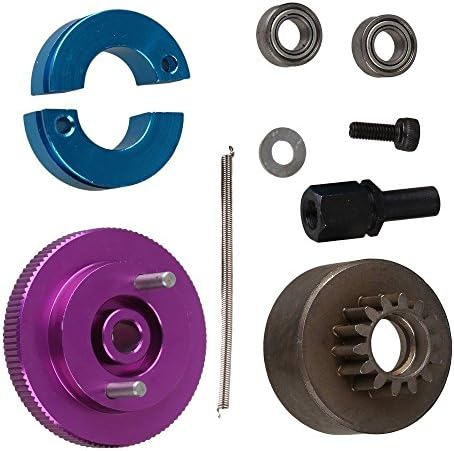 Yiguo RC 1:10 Car Upgrade Parts Purple Aluminum Alloy 14T Clutch Flywheel Set T10093