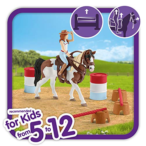 schleich 42441 HORSE CLUB Hannahs Western-Reitset, für Kinder ab 5-12 Jahren, HORSE CLUB - Spielset – Bild 4