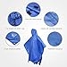 Terra Hiker Waterproof Rain Ponchos, Hiking Rain Jackets, Reusable Rain Coats for Outdoor Activities