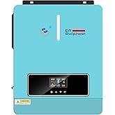 3600W Pure Sine Wave Solar Inverter with 120A MPPT Charge Controller - 24V DC to 110V AC Converter for RV, Home Backup and Off-Grid Systems