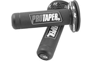 POCRRMCB 7/8" Motorcross Handle Grips Dirt Bike 22mm 24mm Truster Grips Motorcycle Ergonomic Bar End Non Slip Grip Gel Gep Scooter Cruiser Racing Mountain