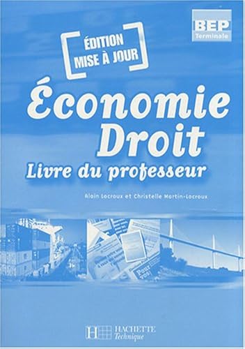 Download Economie Droit Tle BEP : Livre du professeur PDF