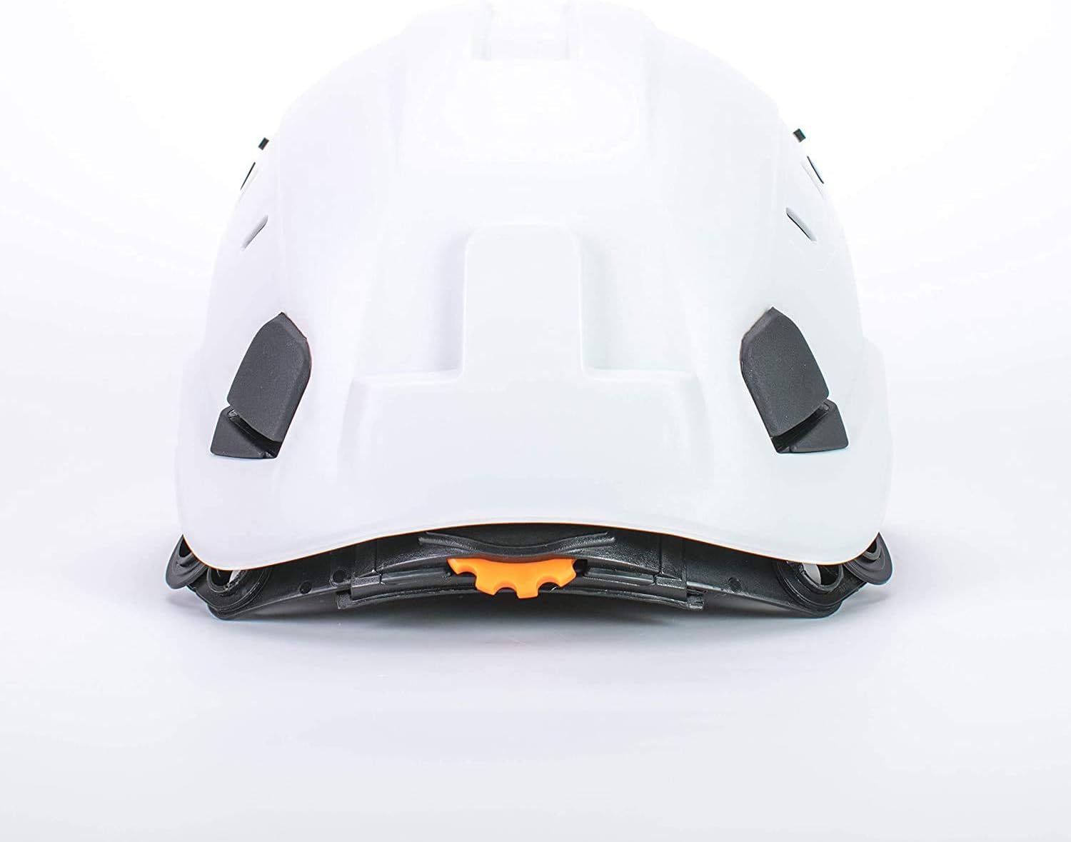 SMASYS Safety Hard Hat ABS Helmet Adjustable with Visor 6-Point Suspension Perfect for Construction and Climbing (White Visor) - - 