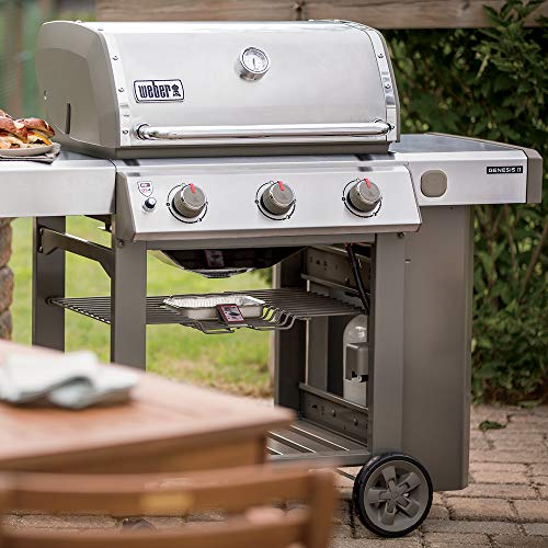 Weber Genesis II S-310 Liquid Propane 3-Burner Grill, Stainless