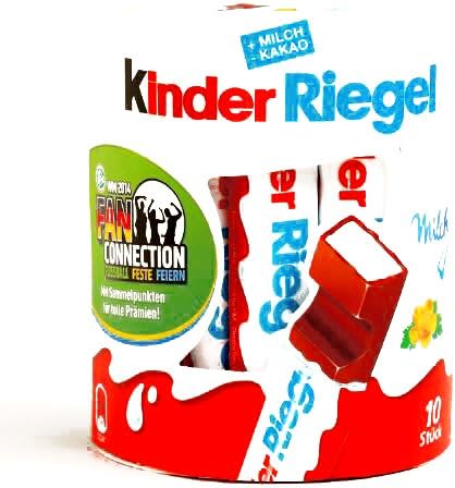 Kinder Riegel Chocolate Sticks (3 Unit Per Order) - Perfect Christmas Gift for the Holidays