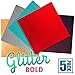 Craftopia USA Glitter Vinyl Self Adhesive Vinyl Sheets 12