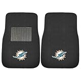 FANMATS 10755 Miami Dolphins 2-Piece Embroidered