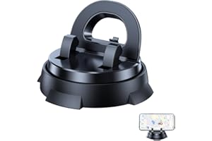 Tasunte Car Phone Holder Mount, 2025 New Redreeer Multifunctional Car Phone Holder, Universal for All Models, Strong Adsorption Car Bracket, No Installation Required, 20kg Load-Bearing,Black