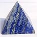 AAA Grade Lapis Lazuli Pyramid | Healing Gemstone Reiki Crystal | Chakra Energy Generator | Reiki Healing Pyramid | Size Approx. 1.75-2