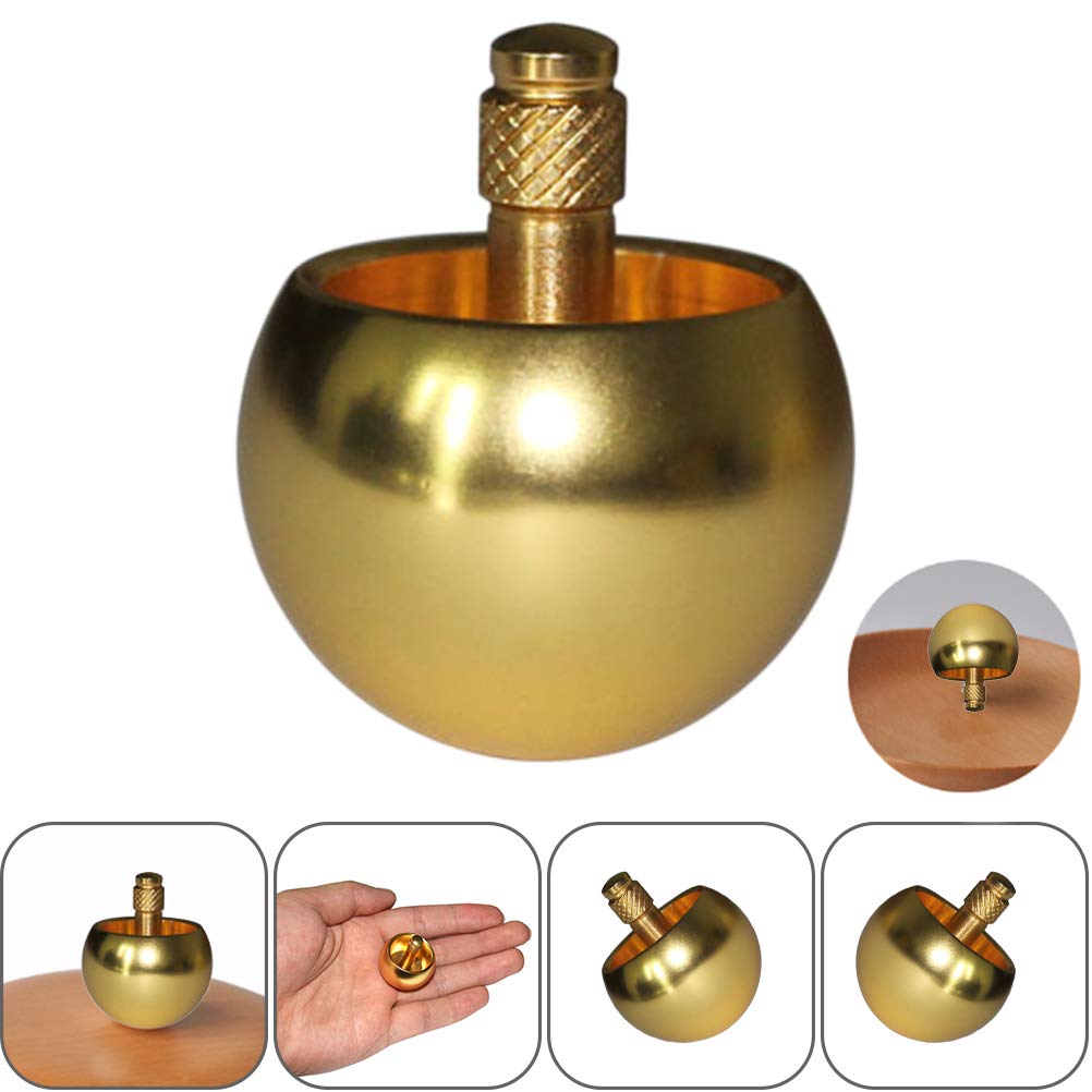 Cambano Metal precision spinning top, high-gloss polished tippie top.,Small