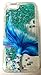 IPhone 7 Case, YogaCase Liquid Glitter Back Protective Cover (Mermaid Tale)