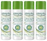 Simple Skincare Hydrating Ultra-Light Gel Moisturizer, 1.5 Ounce, (Pack of 4)