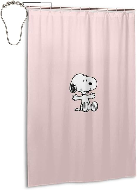 Amazon Co Jp スヌーピーが両手の壁紙を広げる シャワーカーテン 防カビ 防水 おしゃれ かわいい 浴室カーテン 軽量 速乾 取付簡単 122x1cm ホーム キッチン