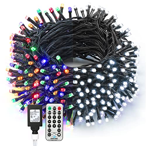 BrizLabs Christmas Lights, 180ft 500 LED Color Changing Christmas Tree