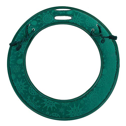 [Door Protecting Holiday Wreath Pad] - Prevent Damage to Front Door - Fits 30 to 33 Inch Wreaths - Padding Prevents Scratches Dings and Dents - Decorative Protection from Seasonal Greenery (30") - Thumbnail 7