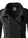 LE3NO Premium Womens Classic Double Breasted Pea Coat Jacket with Pockets